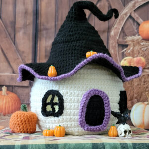 Crochet Pumpkin Houses + bonus hat pattern